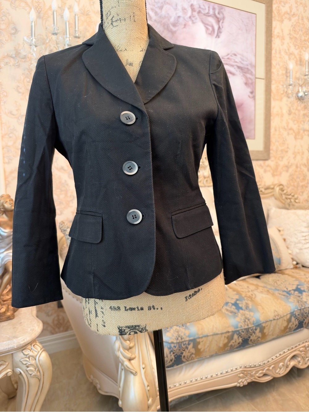Anne Klein Black Tailored Women's Blazer Jacket